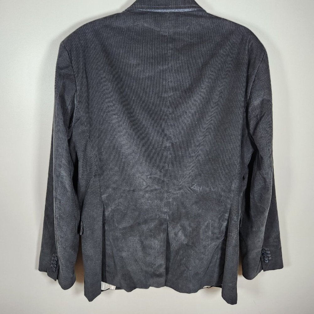 Banana Republic Blazer Mens 42R Dark Brown Corduroy Cotton Sports Coat Jacket - Picture 5 of 11